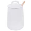 Porcelain Honey Container Honey Pot Honey Dipper with Lid