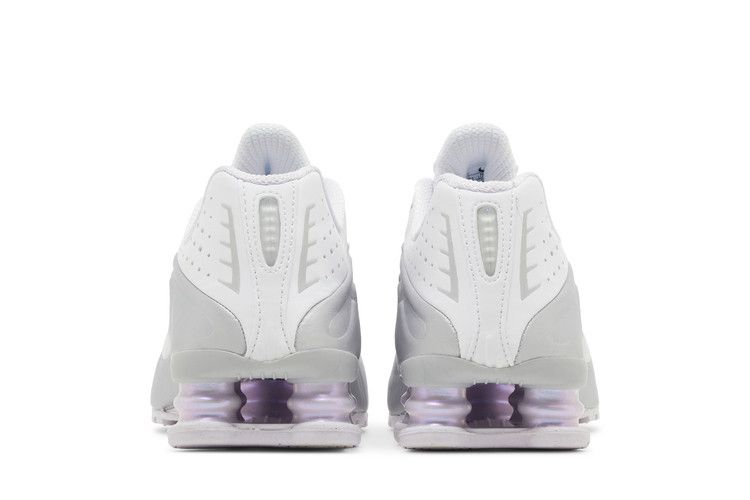 Nike Shox R4 White Metallic Platinum Barely Grape (Women's)
