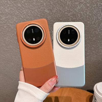 Чехол из кожи наппа для Huawei Mate 60/50 Pro/Mate30/Pura 70 Pro/P80 Ultra, роскошный, ударопрочный, модный, защитный