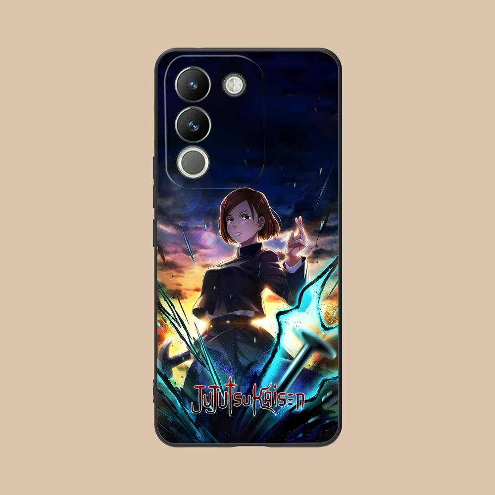 Чехол для мобильного телефона Jujutsu Kaisen Нобара для VIVO V60 V50 V40 V30 V29 V27 V25 V23 Pro Lite 5G Цветной печатный чехол для смартфона