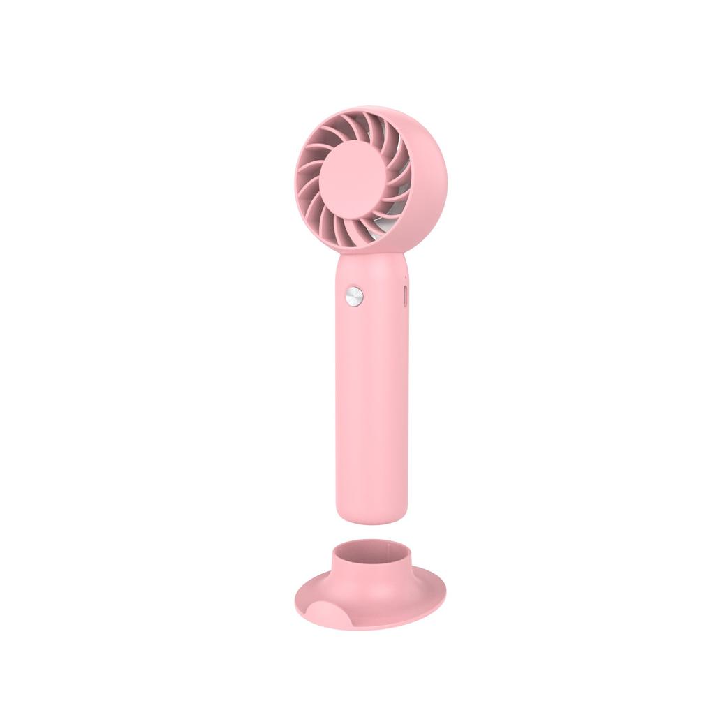 New Customizable Mini Handheld USB Portable Fan 3000mAh Rechargeable 3-Speed Adjustable Foldable Wearable Brushless Household
