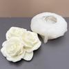 Новая силиконовая форма для свечи в виде большого цветка розы, сделай сам, комбинированный цветок, форма для ароматерапевтической свечи с пионом, форма для смолы в виде розы, гипсовые формы