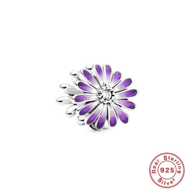 Маленькие блестящие цветные аксессуары из бисера, аутентичные стерлингового серебра 925 пробы, гриб, кактус, чашка, цветок принцессы, подвеска для женщин, подарок