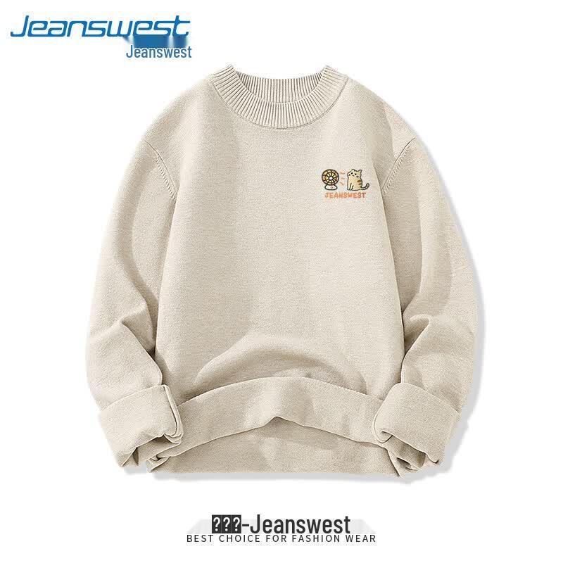 Мужской вязаный пуловер с полувысоким воротником Jeanswest