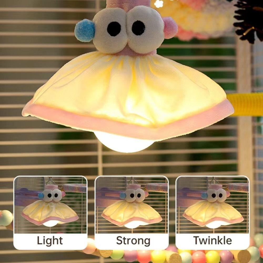 Cartoon Big Eyes Design Dopamine Bedside Lamp Eye Protection Wind Chimes Chandelier  Vanity Counter
