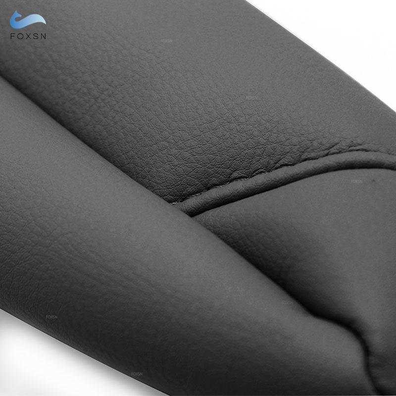 2pcs Black Car-styling Microfiber Leather Driver & Passenger Side Seat Armrest Handle Cover Trim For Honda CRV 2007 2008 2009