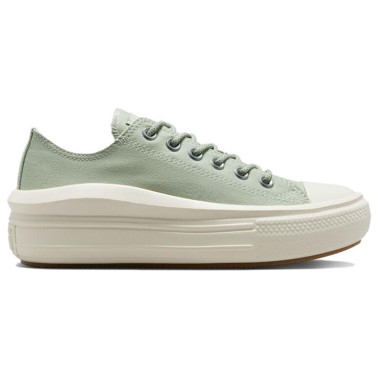 Converse Женские кроссовки Chuck Taylor All Star Move на платформе Low Summit Sage Green Egret A03558C