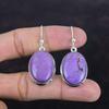 Purpurite Earrings Natural Gemstone Earring Handmade Boho Jewelry 925 Sterling Silver Earring Brand New Earring Gifts For Her Silver Jewelry