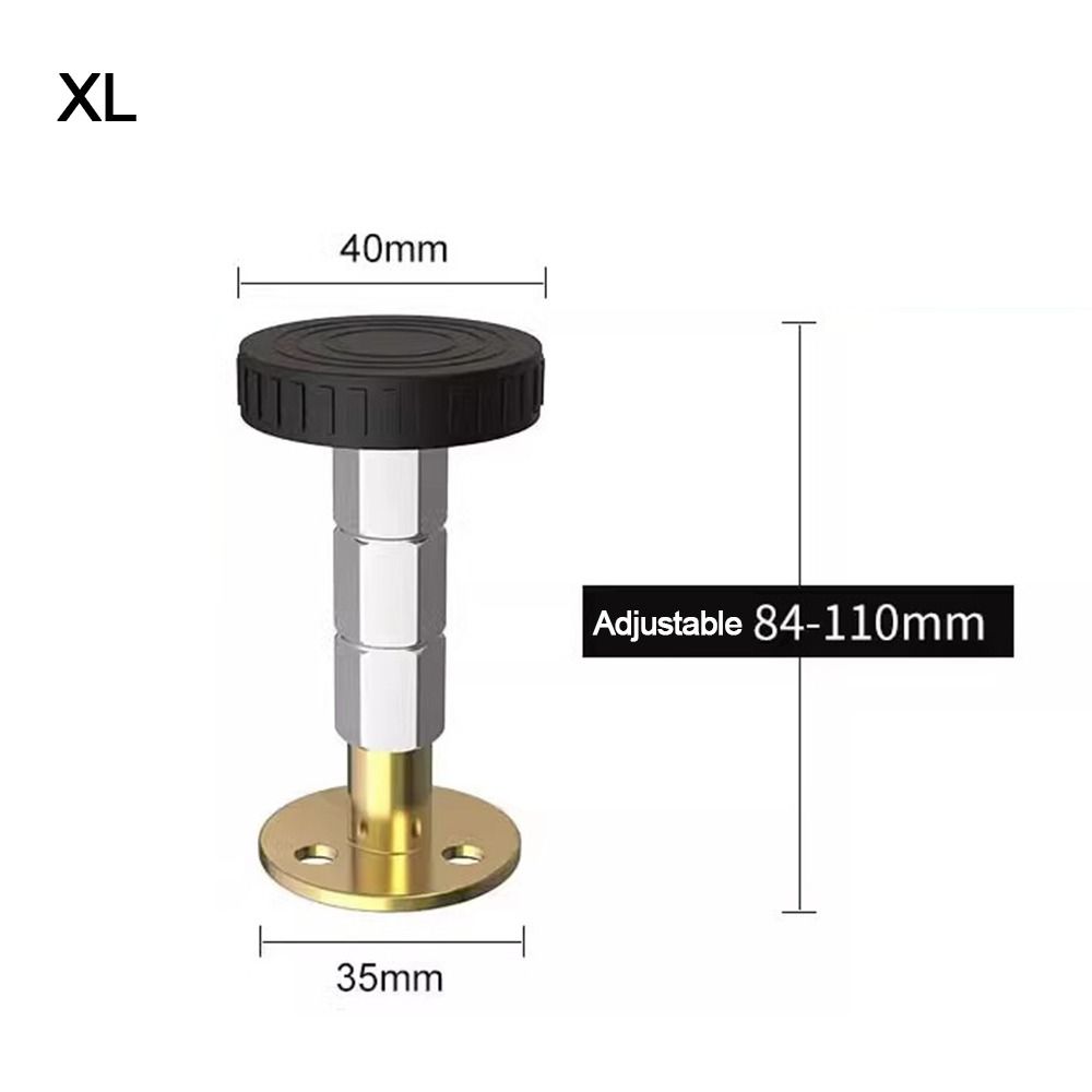 Adjustable Furniture Legs Threaded Bed Frame Anti-Shake Headboard Stoppers Fixer for Cabinets Sofas Prevent Loosening Bedside