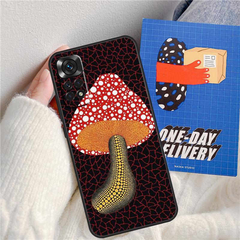 Чехол Yayoi Kusama Тыква Арт Для Xiaomi Redmi Note 13 Pro 14 9 10 11 12 9S 10S 11S 12S Redmi 13C 10C 12C 14C