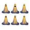 Adjustable Height LED Lighted Ghost Decorations For Halloween Outdoor Indoor Party Haunted House With Windproof Water Base
