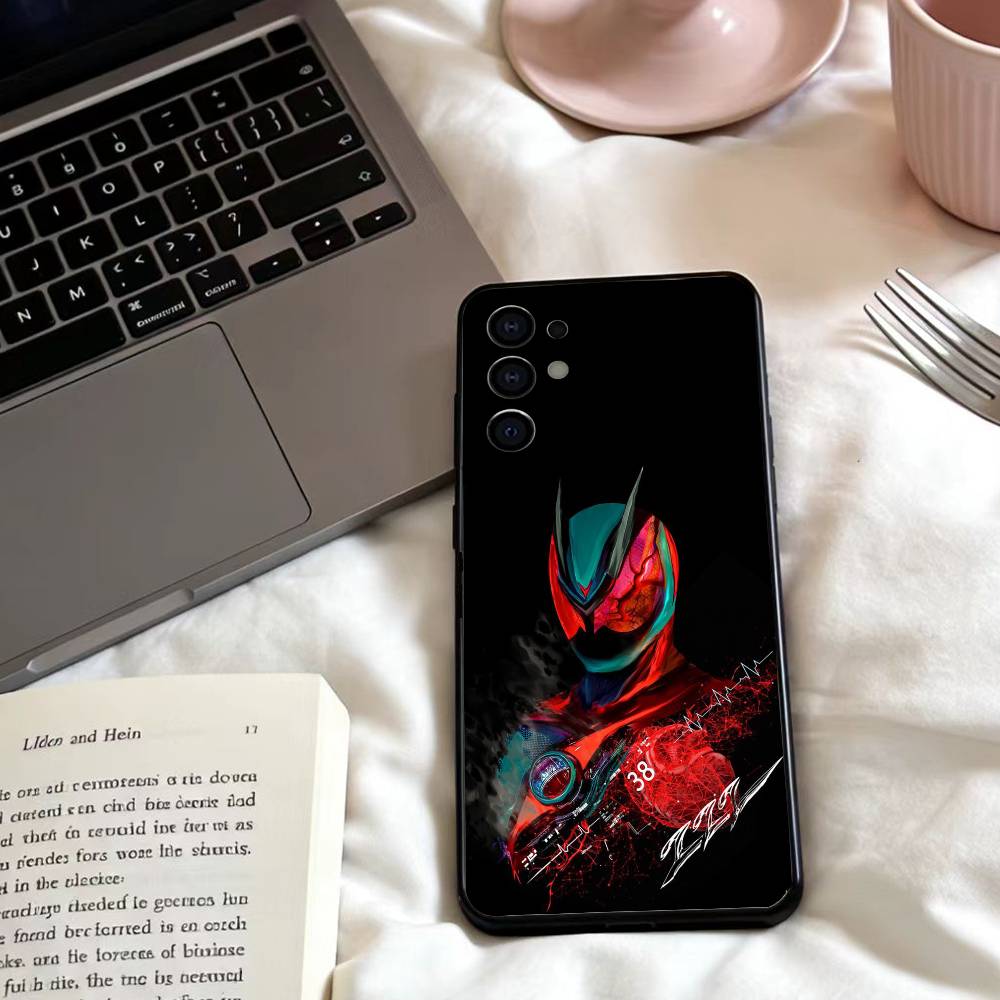 Anime K-Kamen R-Rider ZeztzS Phone Case For Samsung S25,24,23,22,30,21,10,9,Ultra,Plus,Lite,FE,4,5 G Soft Black Case