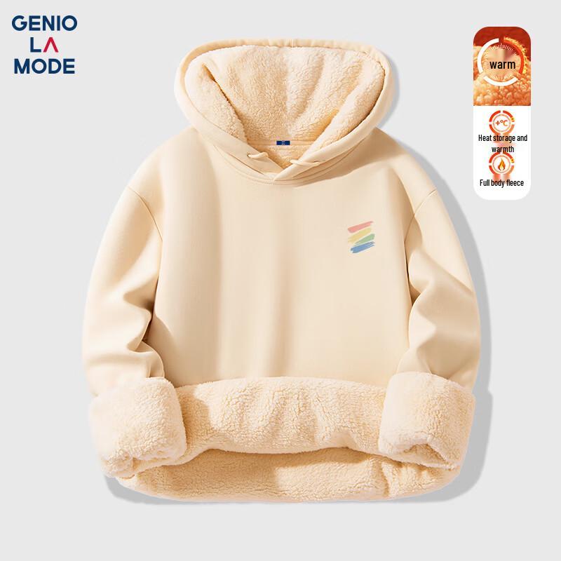 GENIOLAMODE Men's Cartoon Graphic Fleece Hoodie
