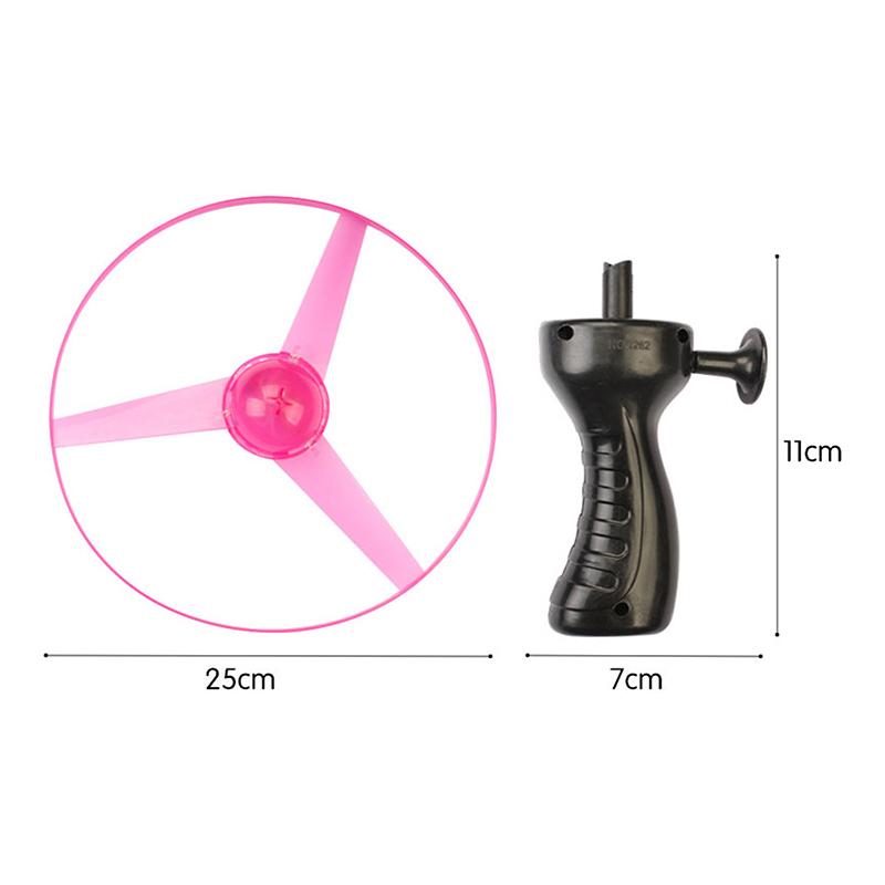 Летающие вращающиеся светящиеся игрушки светящийся флаер для детей светодиодная ручка вспышка летающие игрушки для уличной игры