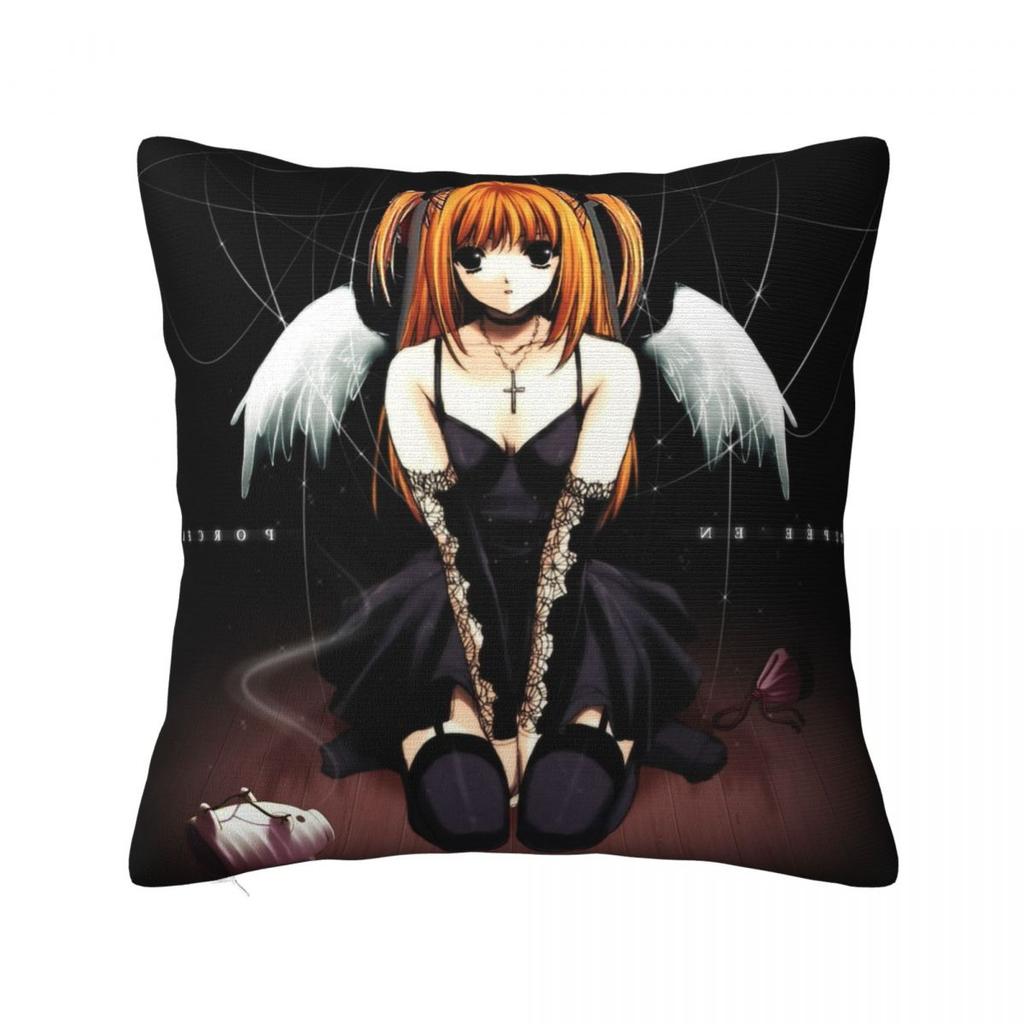 Girl And Dead Pillow Case Anime Death Note Japan Manga Cushion Covers Funny Decor Pillowcover for Living Room