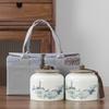 Ceramic Tea Storage Caddy Gift Set