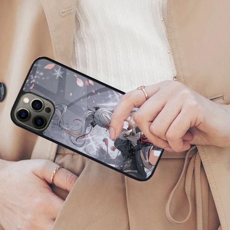 Fischl Genshin Impact Магнитный чехол для телефона ДЛЯ APPLE iPhone 17 Air 16 14 13 12 Pro Max 15 Plus Беспроводная зарядка С крышкой MagSafe