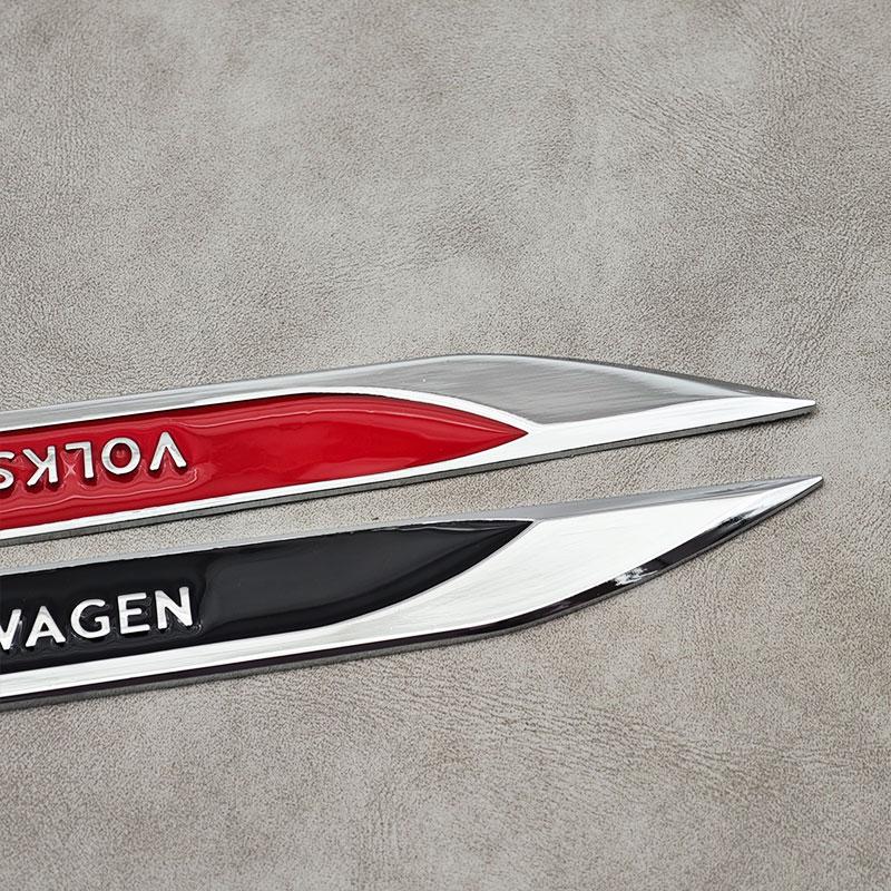 2026 Новый Для VOLKSWAGEN VW 2шт Логотип Значок Volkswagen Наклейка Эмблема на Крыло Автомобиля Сторону Для VW GTI Polo Golf MK8 Touareg Passat Ma