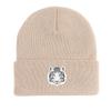 White Tiger Print Knit Hat Beanie, Animal Skull Cap Fit Autumn Simple Pompom Beanies Knitted Cap Beanie