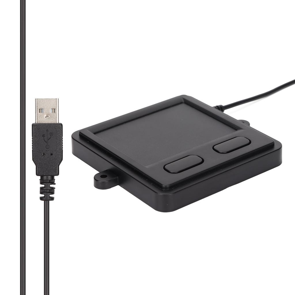 Trackpad USB Wired Embedded Compact Size 2 Buttons Portable Practical Computer Touch Pad for