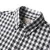 Bancheu Gingham Check Button-Down Shirt - Black