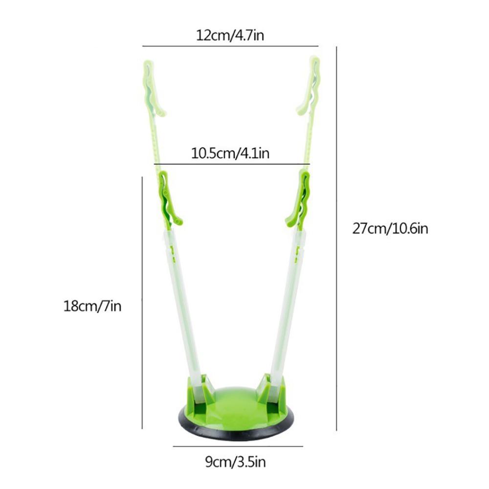 Plastic Anti-slip Hands-Free Washable Sealed Storage Bag Holder Bag Bracket Bag Clip Baggy Rack