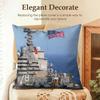 Авианосцы США Крутая Наволочка Натуральный Лен Органическая Ткань Двусторонняя Печать Диван Домашний Декор Подарок Наволочка