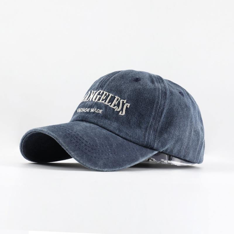 Retro American face small baseball cap children spring and summer washing couple versatile casual cap men