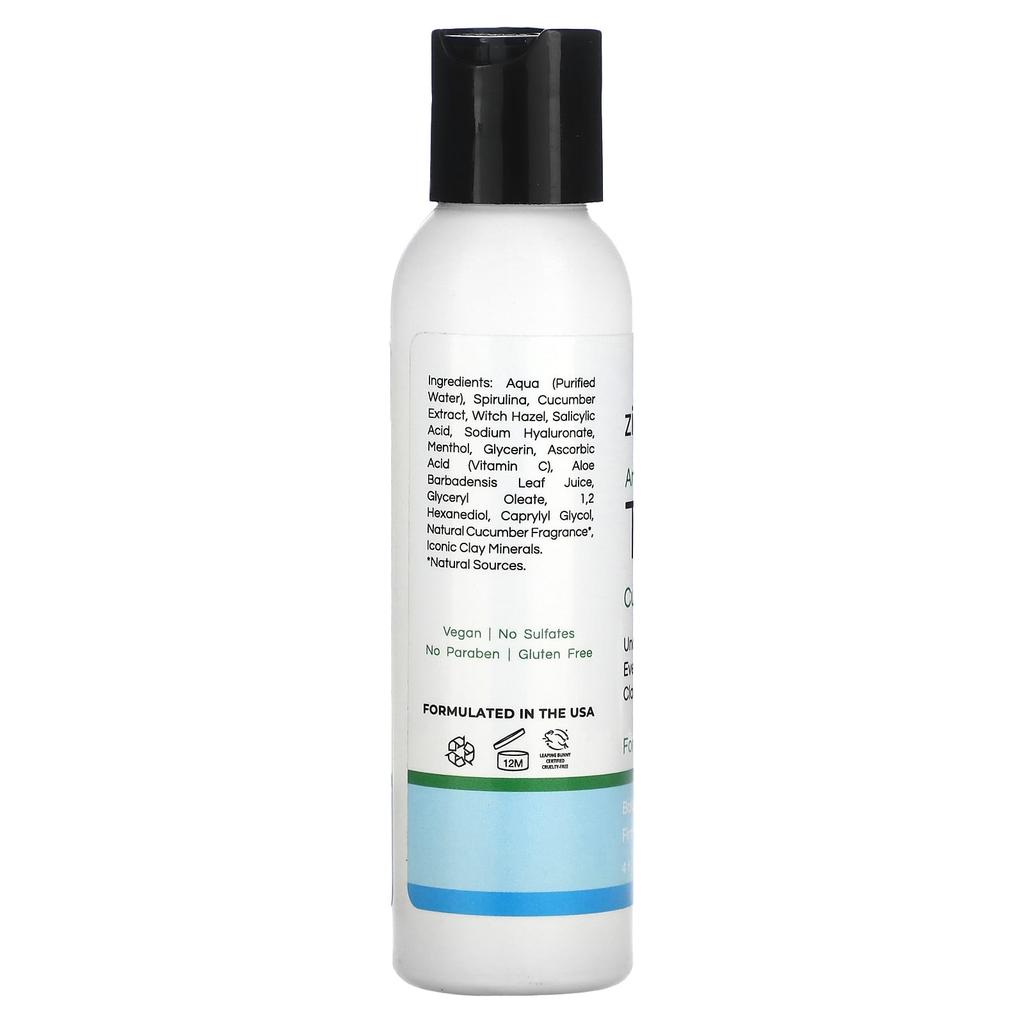 Zion Health Ancient Minerals, Тоник, Огурец, 4 жидких унции (120 мл)