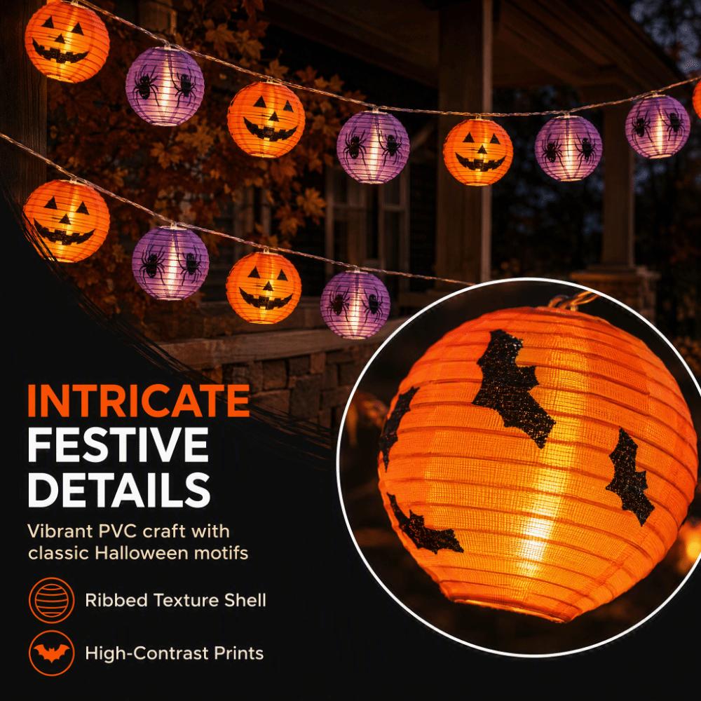 LED Halloween Decorations Lamp Luminous Halloween Spider Lights Halloween Party