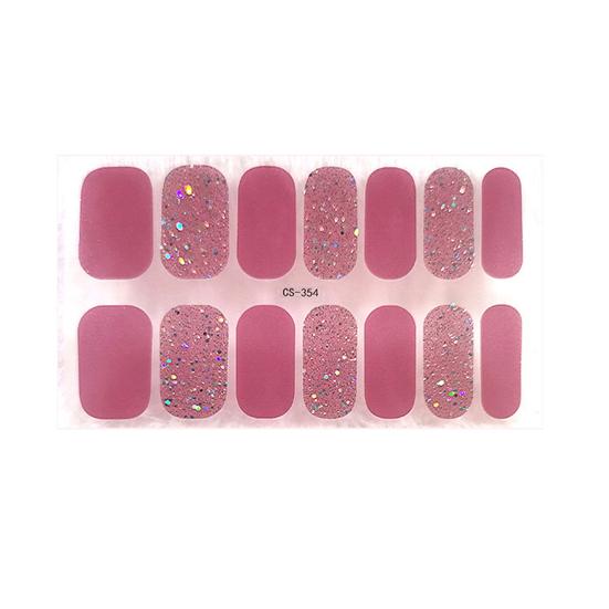 1 лист гелевых полосок для ногтей, не требующих УФ-лампы, легко наносятся и снимаются, самоклеящиеся наклейки для ногтей, долговечные, водостойкие, качественные, с блестками, однотонные, декоративные обертывания для ногтей