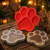 Decorative Concrete Molds Stepping Stone Silicone Mold for DIY Garden Patio Walkway Path Decor, Reusable Memorial Markers Casting Mold, Maple