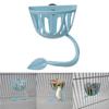 Screw On Bird Parrots Feeding Container Large Capacity Feeders for Cage Bird Feeder Column with Stand Food Eatting Tool