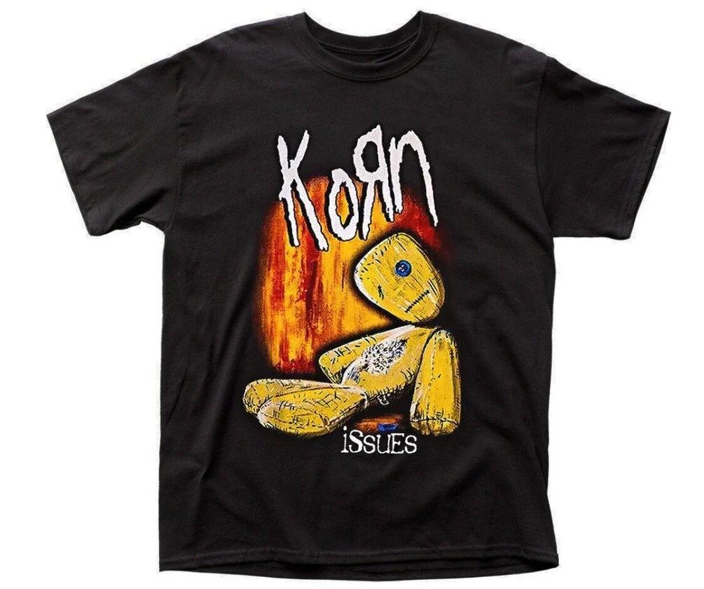 KORN ISSUES Music Band Crewneck Short Sleeve Unisex T-shirt