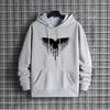 Raven Printed Mens Hoodie 2025 Urban Streetwear Fashion Hooded Sweatshirt Male Trendy Casual Street Style Autumn Winter Pullover