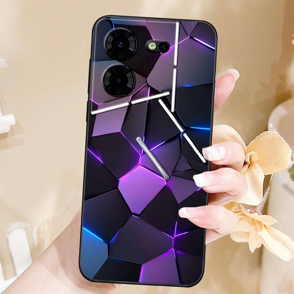 Case For Tecno Pova 5 Pro Coque TPU Soft Silicone Fashion Phone Funda For Tecno Pova 5 Cute Bumper Back Cover Cool Capa Marble