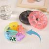 7 Grids Seven Days Pill Case Round Pill Dispenser Portable Tablet Container  for Home&Travel