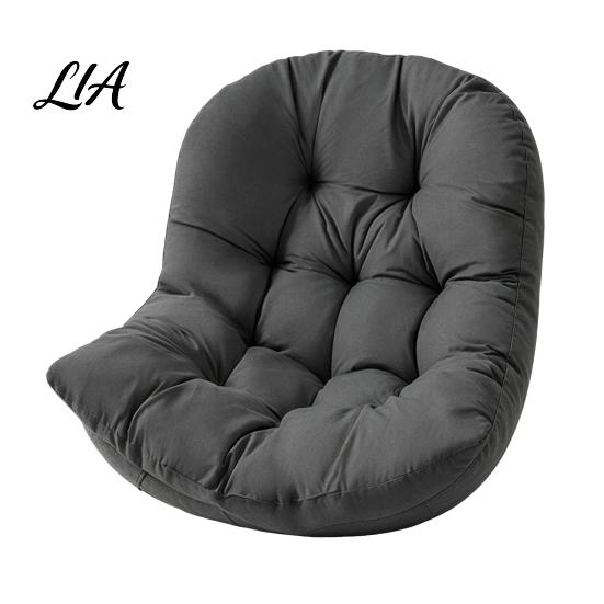 Waterproof Hanging Basket Pad Egg Chair Cushion with Back Support, Swing Replacement for Patio Chairs Ties, Seat Non Slip Mat