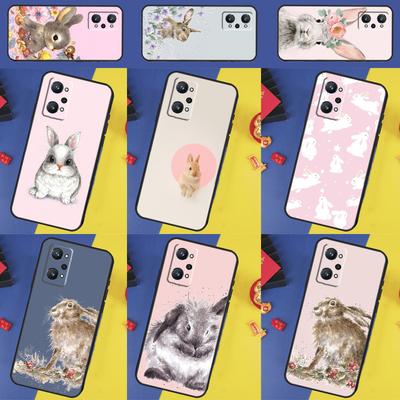 Кролик Для Realme 13 Pro Plus 14 12 10 11 GT 6 5 6T GT7 Pro C51 C21Y C25S C75 C67 C61 C53 C55 Чехол