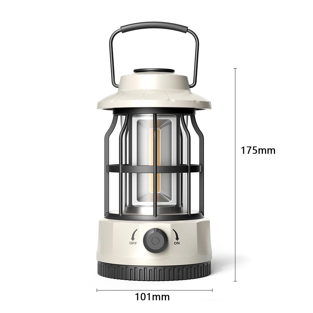 Rechargeable Retro Camping Light: Outdoor Hanging, Handheld Tent Illumination