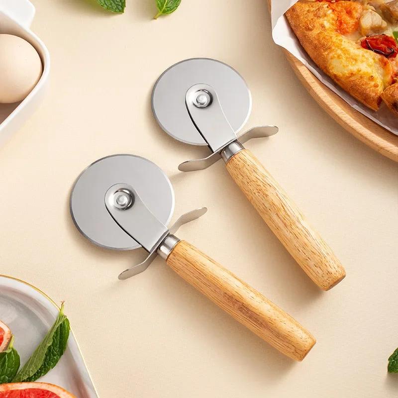 Pizza Peel Roller Knife Pizza Wheel Cutter Cake Baking Hob Accessory Cutters Bakeware Bakery Rolling Pin Kitchen Dining Bar Home
