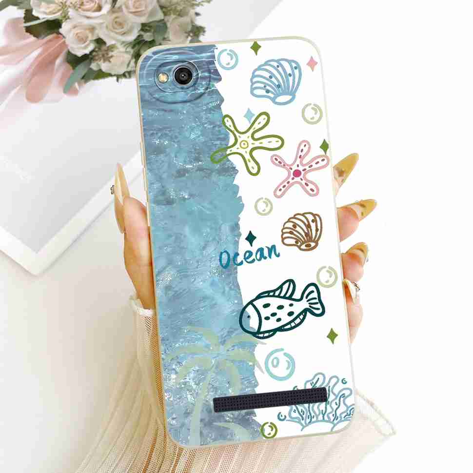 For Xiaomi Redmi 4A Casing Soft Silicone Cute Girl Moon Painted For Xiaomi Redmi 4A 4 A Redmi4a Mobile Phone Cases Covers