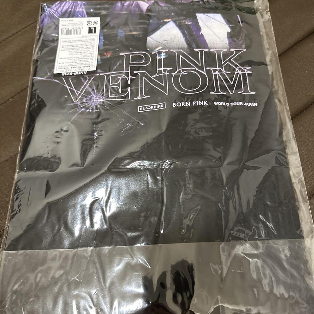 [USED] BLACKPINK PINK VENOM Long Sleeve T-Shirt Size L