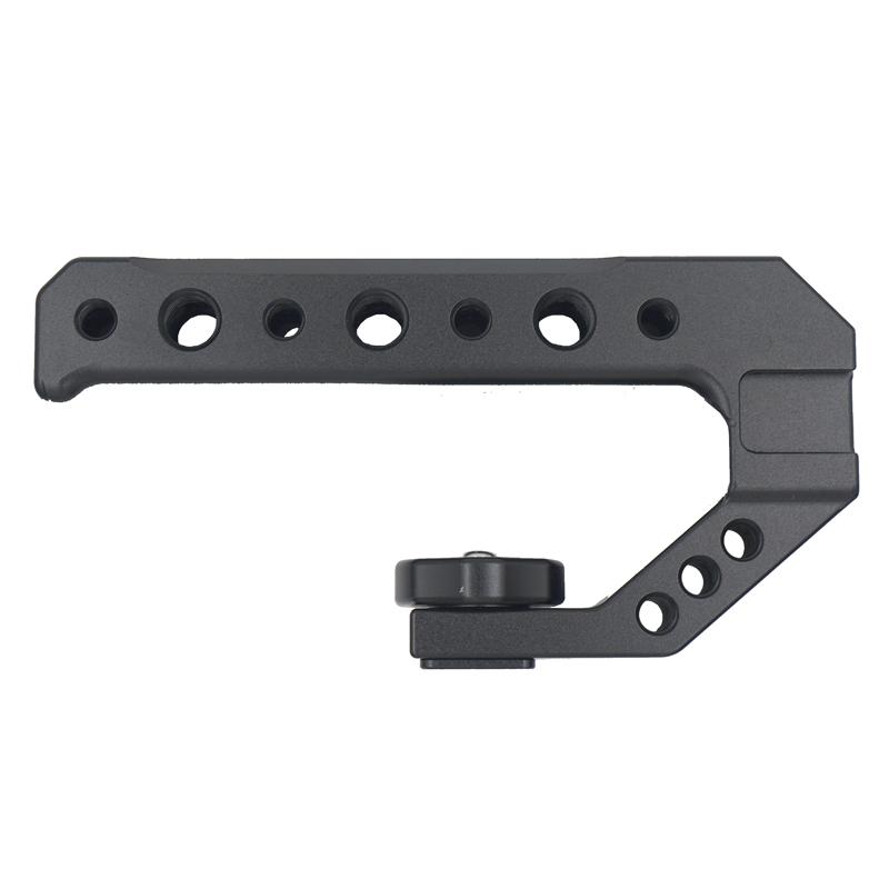 Алюминиевая ручка для камеры Handel, верхняя рукоятка, 3 холодных башмака, крепление Arca Swiss, винт 1/4" 3/8" для клетки для камеры DSLR, спортивная камера