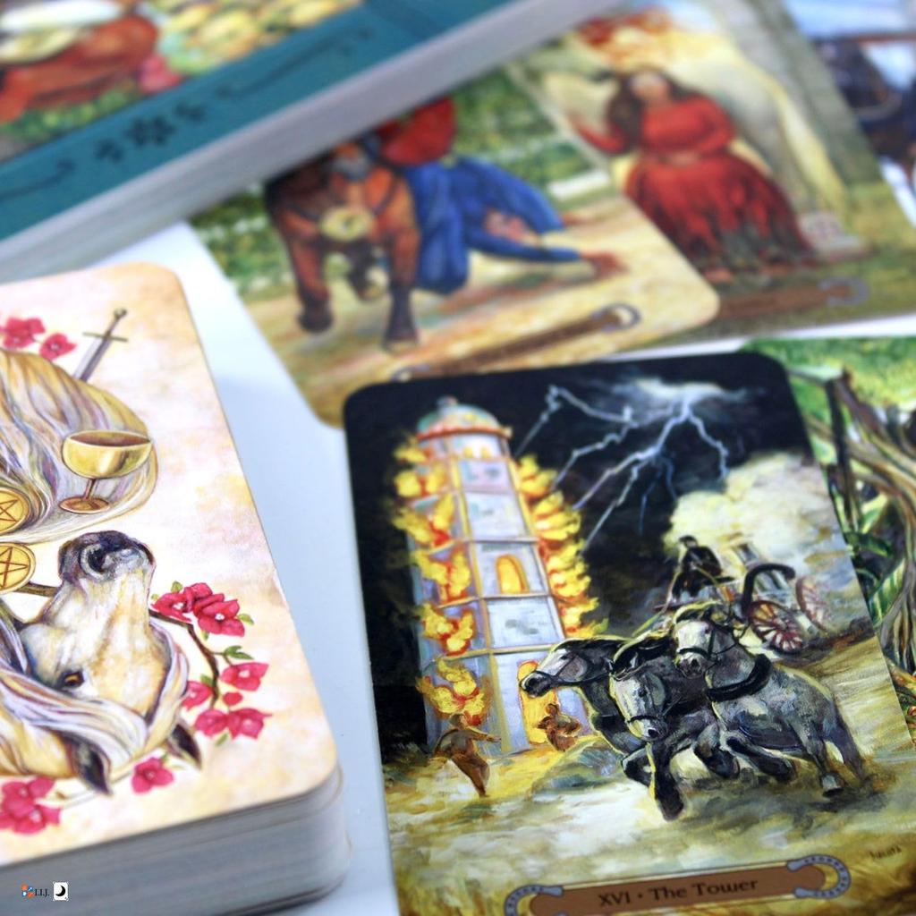 I.I.J Unbridled Spirit Tarot, Waite Edition, 78 Cards, Horse, Tarot Reading, with Japanese Instructions, Authentic Product