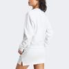 Adidas Originals Alphabet Logo Embroidered V-Neck Long Sleeve Sweatshirt Women Tops Light-Grey II5612