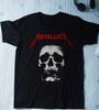 Metallica Череп Графика Рок-группа Унисекс Черный S-4XL Унисекс Футболка