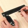 Framing Square, Carpenter Square | L-Shaped Square Ruler, Thickened Square Ruler, Bakelite Anti-Magnetic Measuring Tool, Multi-Function Marking Tool,
