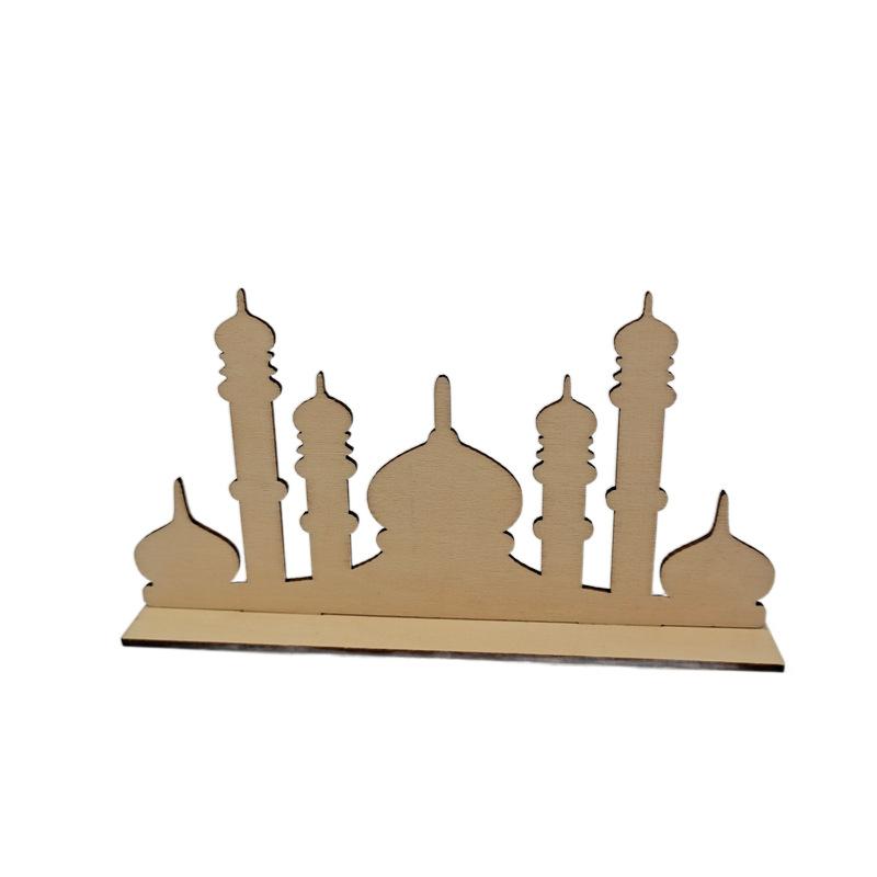 Модные унисекс деревянные креативные буквы декор стола праздничные принадлежности своими руками ИД Мурбарк поделки домашний декор Рамадан Карим