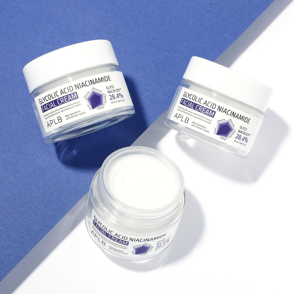 APLB Крем для лица с гликолевой кислотой и ниацинамидом 55 мл